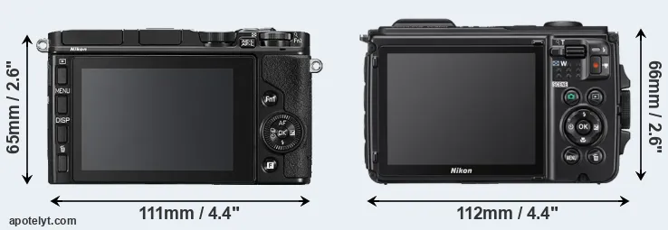 Comparison V3 or W300 rear
