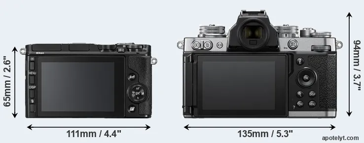 Comparison V3 or Z fc rear