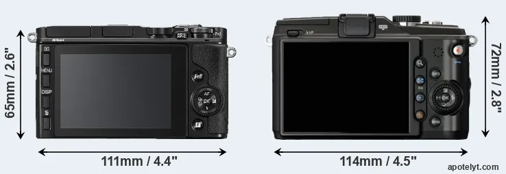 Comparison V3 or E-PL2 rear