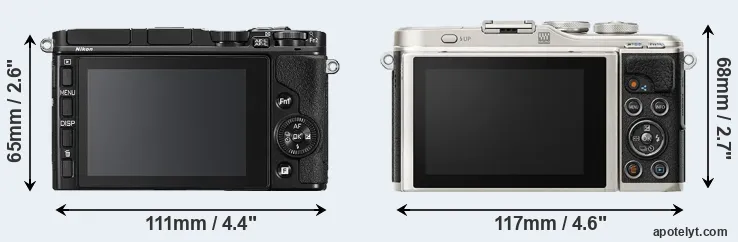 Comparison V3 or E-PL9 rear