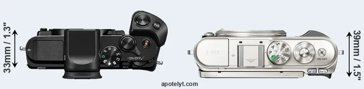 Compare V3 versus E-PL9 top