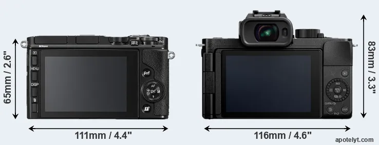 Comparison V3 or G110 rear