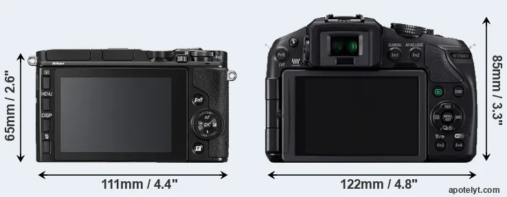 Comparison V3 or G6 rear