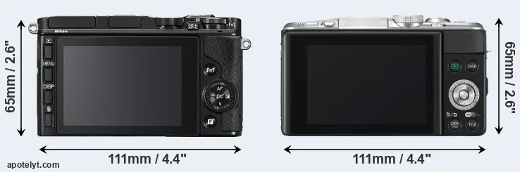 Comparison V3 or GF6 rear