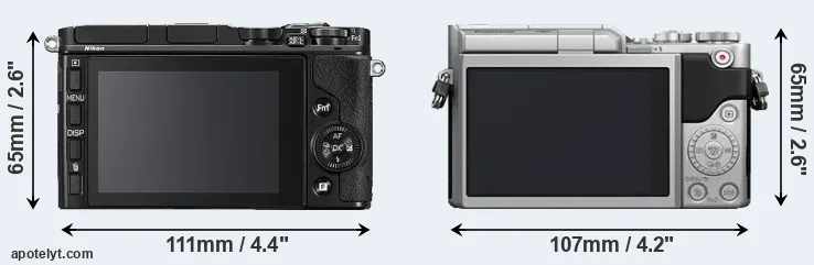 Comparison V3 or GX800 rear
