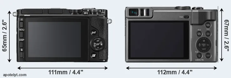 Comparison V3 or ZS70 rear