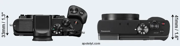 Compare V3 versus ZS70 top