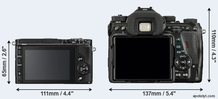 Comparison V3 or K-1 rear