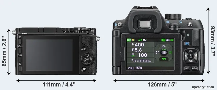 Comparison V3 or K-70 rear