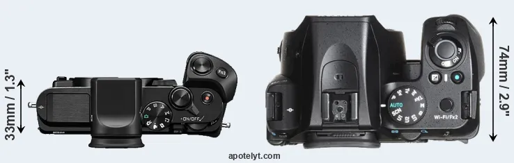 Compare V3 versus K-70 top