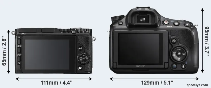 Comparison V3 or A58 rear
