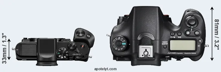 Compare V3 versus A77 II top