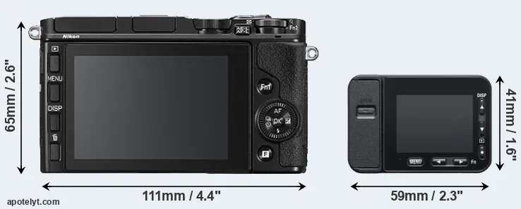 Comparison V3 or RX0 II rear