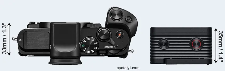 Compare V3 versus RX0 II top