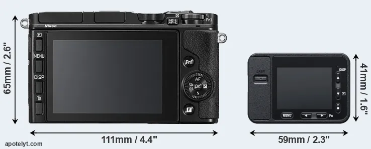 Comparison V3 or RX0 rear