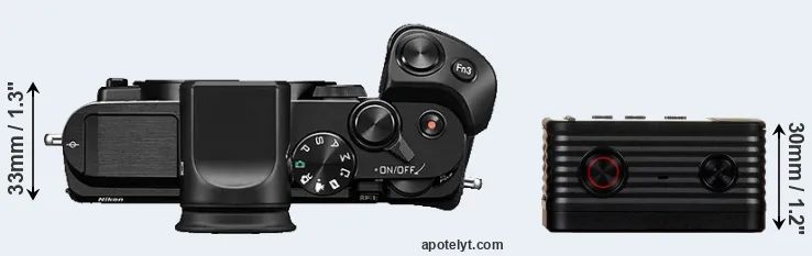 Compare V3 versus RX0 top