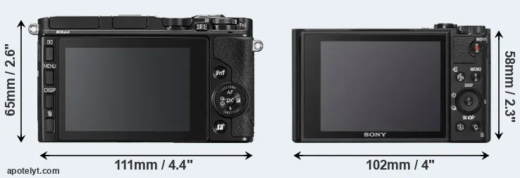 Comparison V3 or WX800 rear