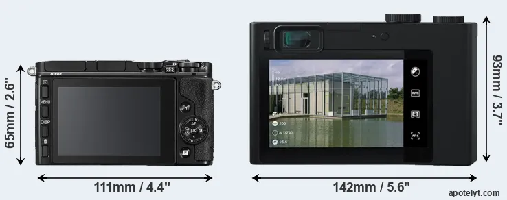 Comparison V3 or ZX1 rear