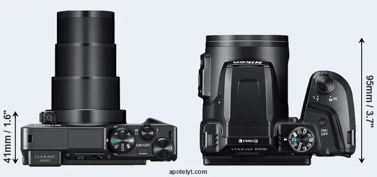 Compare A1000 versus B500 top