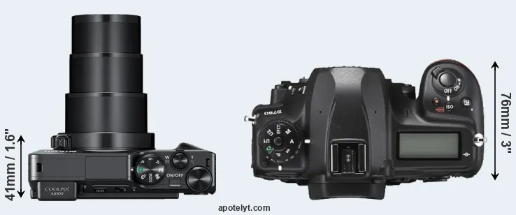 Compare A1000 versus D780 top