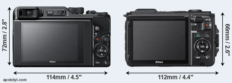 Comparison A1000 or W300 rear