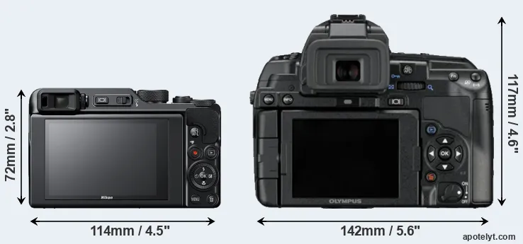 Comparison A1000 or E-5 rear