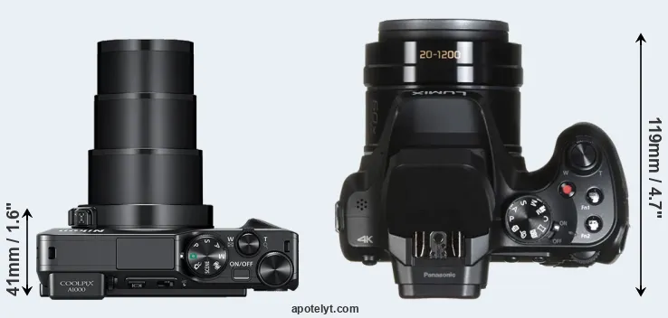 Compare A1000 versus FZ80 top
