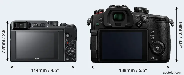 Comparison A1000 or GH5s rear