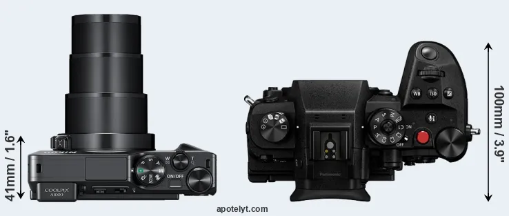 Compare A1000 versus GH6 top