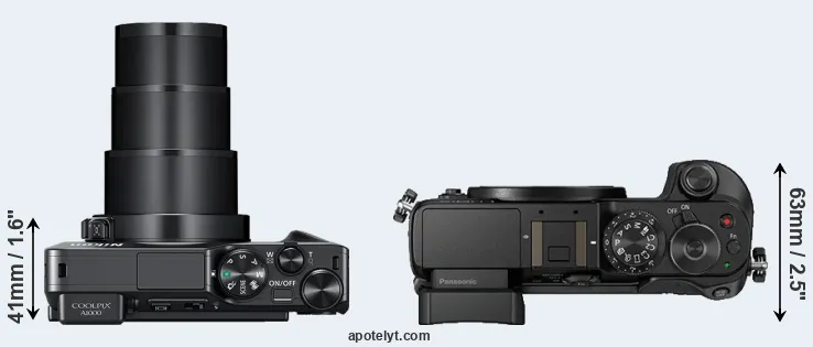 Compare A1000 versus GX8 top