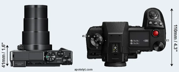 Compare A1000 versus S1H top