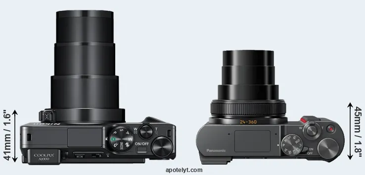 Compare A1000 versus ZS200 top