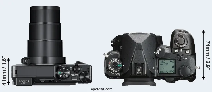 Compare A1000 versus K-3 III top