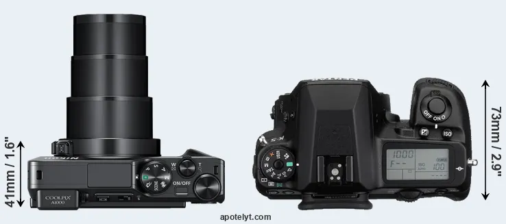 Compare A1000 versus K-5 top
