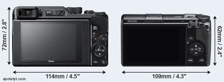 Comparison A1000 or GR IIIx rear