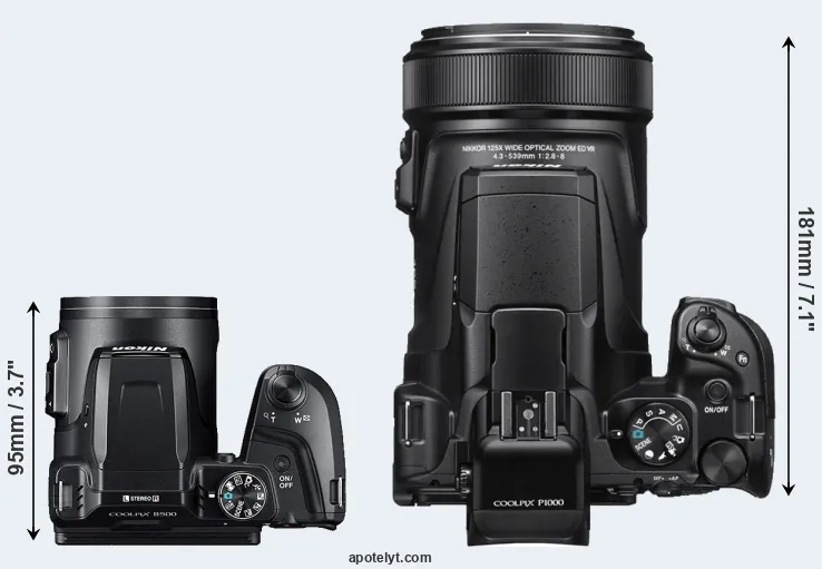 Compare B500 versus P1000 top