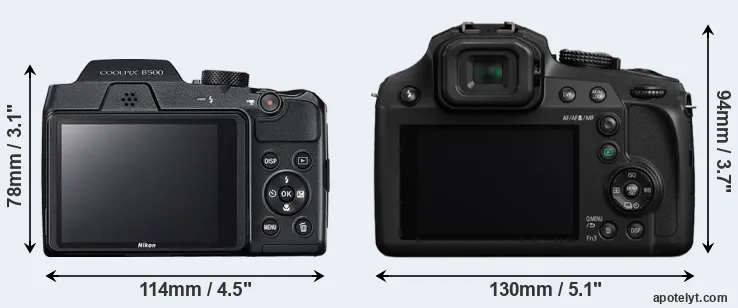 Comparison B500 or FZ80 rear