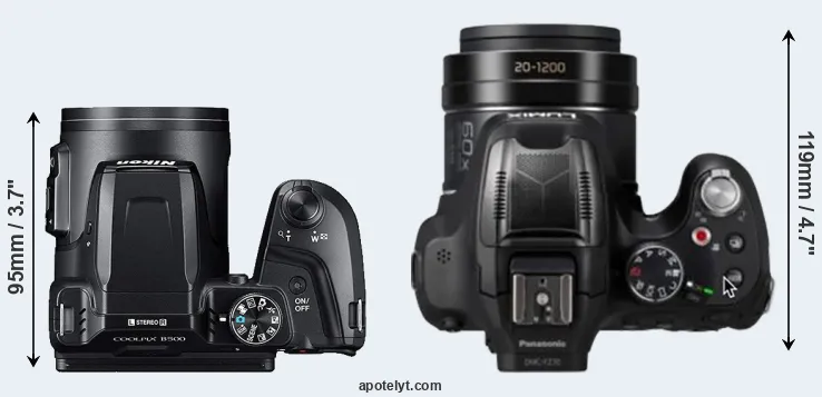 Compare B500 versus FZ82D top