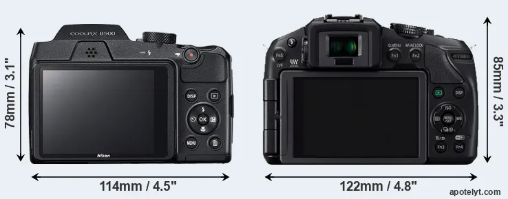 Comparison B500 or G6 rear