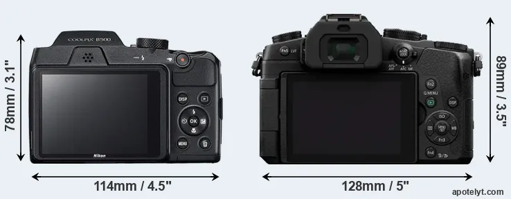 Comparison B500 or G80 rear