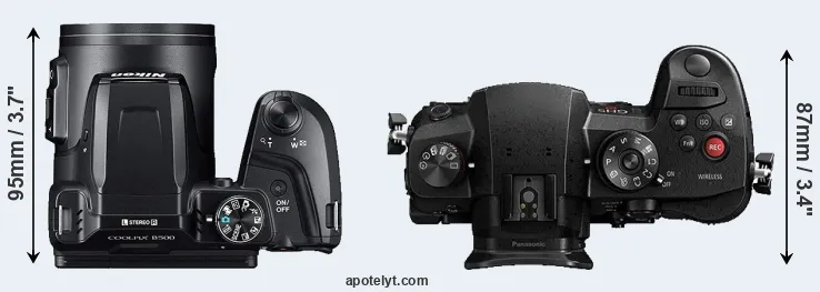 Compare B500 versus GH5s top