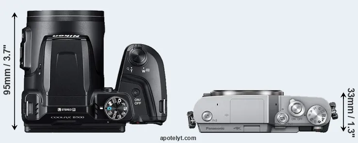 Compare B500 versus GX800 top