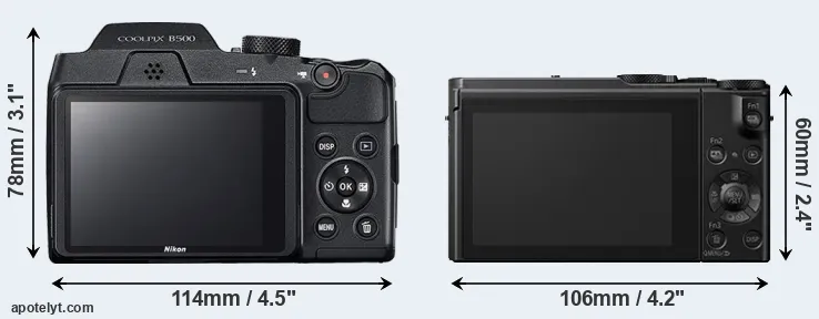 Comparison B500 or LX10 rear