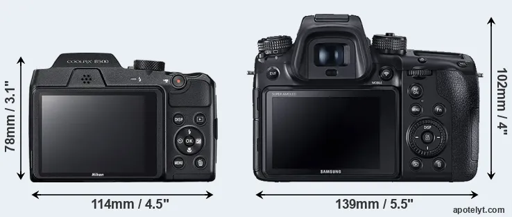 Comparison B500 or NX1 rear