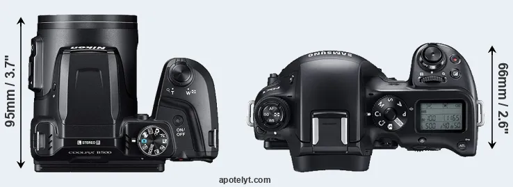Compare B500 versus NX1 top