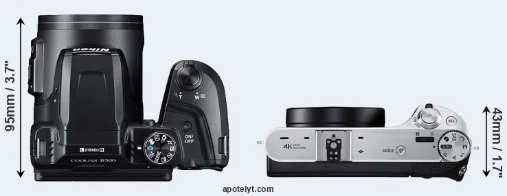 Compare B500 versus NX500 top
