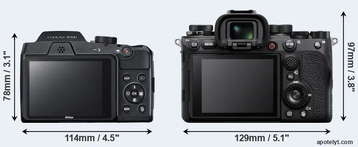 Comparison B500 or A1 rear