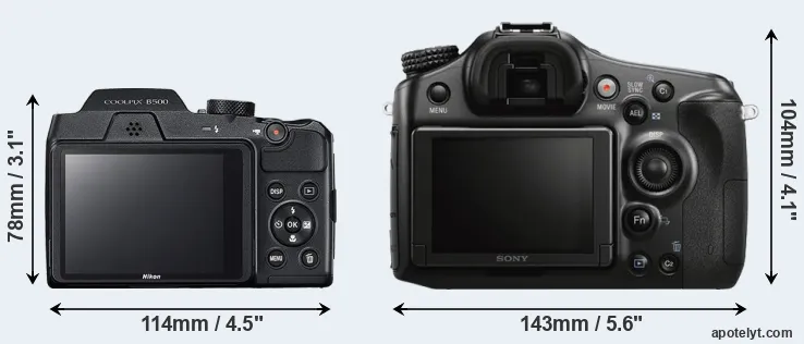 Comparison B500 or A68 rear