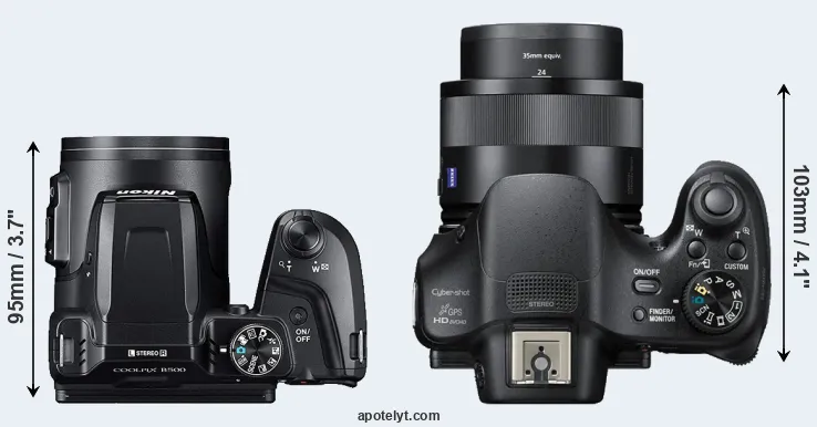 Compare B500 versus HX400V top