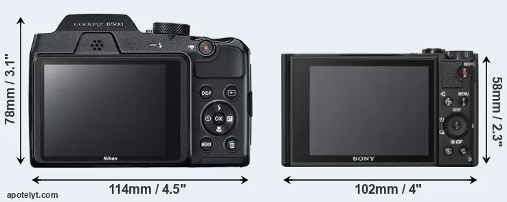 Comparison B500 or WX800 rear